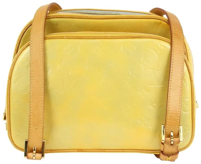 Louis Vuitton Yellow Monogram Vernis Murray Mini Backpack in Yellow Patent leather from Bagriculture, photo 1 of 1