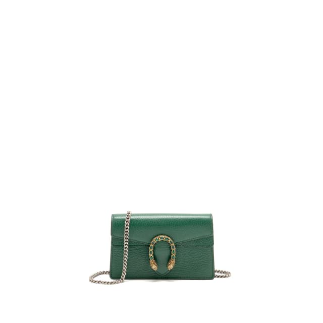 Gucci Super Mini Dionysus Calfskin Green GHW in Green Calfskin from EMIER, photo 1 of 1