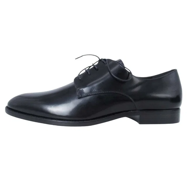 Dior Dress Shoes Plain Toe Derby Leather Black 38.5 in Black Leather from The Reluxe, photo 1 of 1