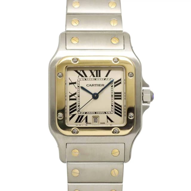 Cartier Santos Galbee LM Watch Date Yellow Gold in Yellow from The Reluxe, photo 1 of 1