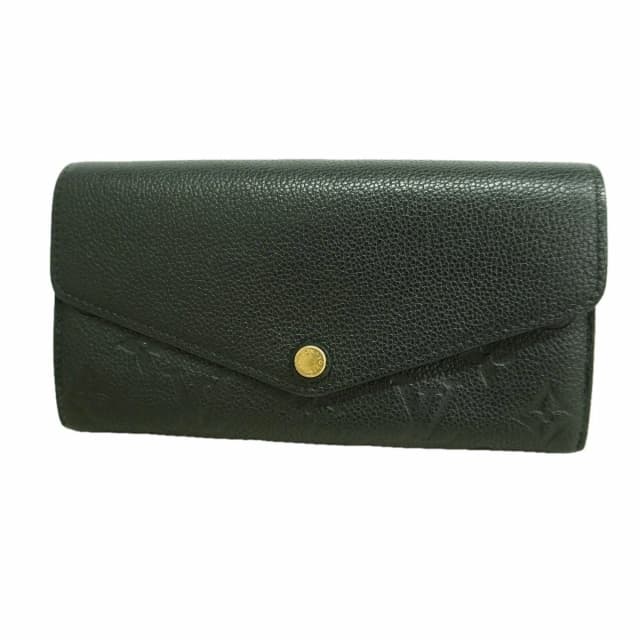 Louis Vuitton Wallet Monogram Empreinte Portefeuille Sarah Noir in Black from The Reluxe, photo 1 of 1