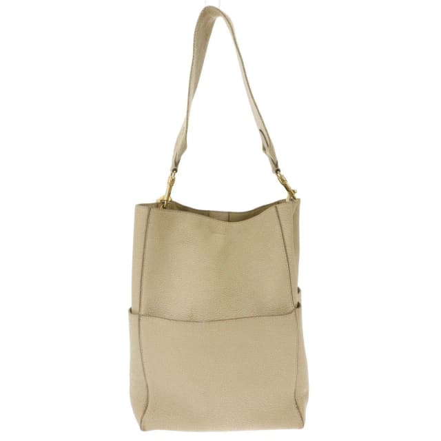 Celine Sangles Bucket Shoulder Leather Bag Beige in Beige Leather from The Reluxe, photo 1 of 1