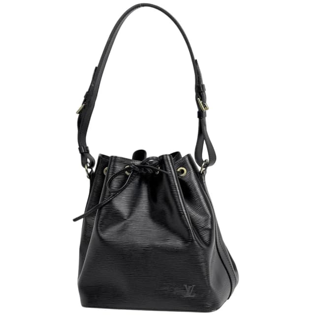 Louis Vuitton Petit Noir Shoulder Drawstring Bag Epi in Black from The Reluxe, photo 1 of 1