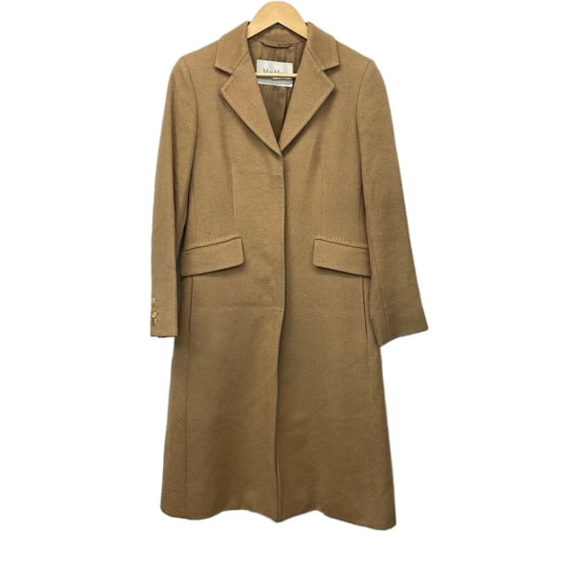 Max Mara Coat M Light Brown Long Sleeve Camel Autumn Winter 40 in Brown from The Reluxe, photo 1 of 1