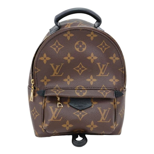 Louis Vuitton Palm Spring Mini Monogram Canvas Backpack Brown in Brown Coated canvas from Dallas Designer Handbags, photo 1 of 1