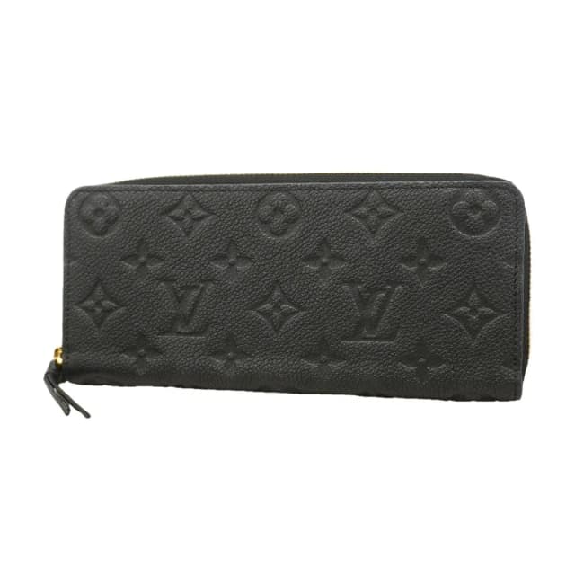 Louis Vuitton Wallet Monogram Empreinte Portefeuille Clemence Noir in Black Clemence leather from The Reluxe, photo 1 of 1
