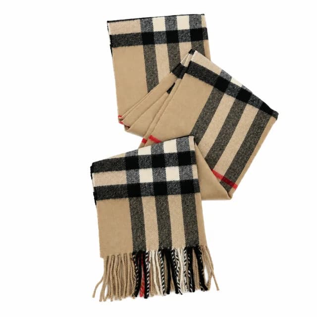 Burberry Giant Check Cashmere Scarf in Cashmere from Clotheshorse Anonymous, photo 1 of 1