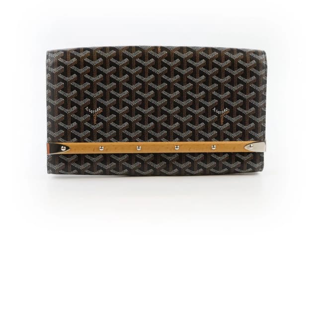 Goyard Monte Carlo Clutch Black in Black Canvas from The Purse Affair, photo 1 of 1