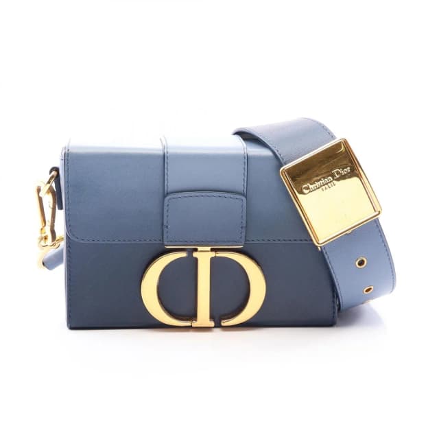 Dior Shoulder Bag 30 Montaigne Box Blue Navy Leather 30 in Navy Leather from The Reluxe, photo 1 of 1