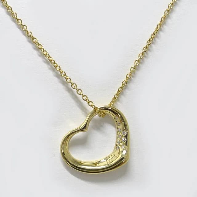 Tiffany & Co. Necklace Open Heart 18K Yellow Gold in Yellow from The Reluxe, photo 1 of 1