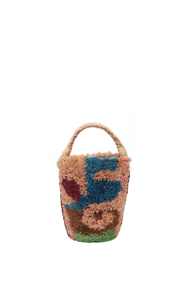 2504 - RESORT 26 MICHELLE TUFTED MINI BUCKET BASKET, image 1 of 1 from Alemais