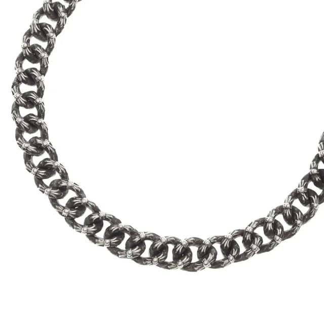 Chrome Hearts Mini Extra Fancy Mini Silver Necklace in Silver from The Reluxe, photo 1 of 1
