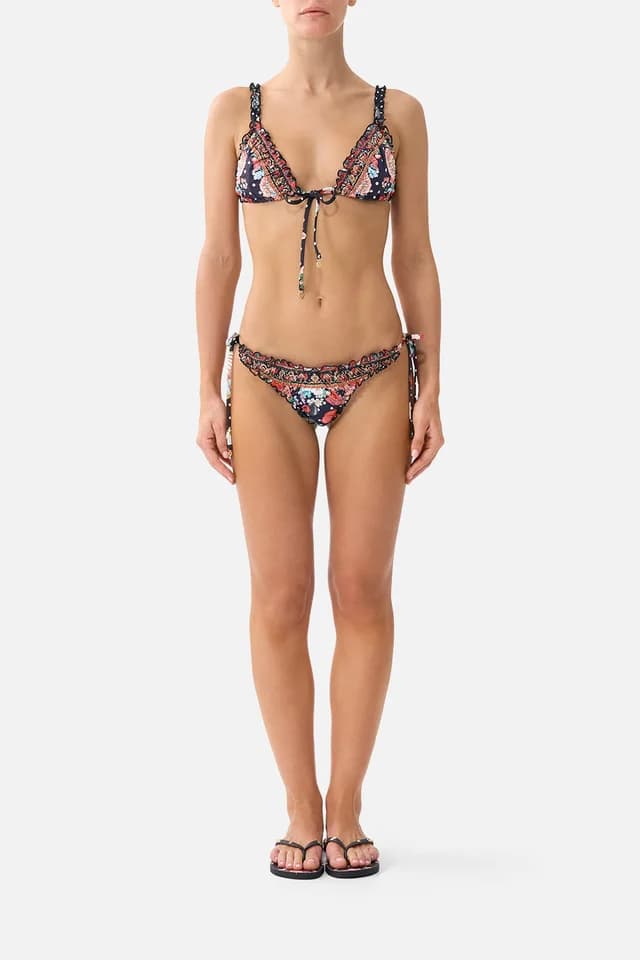 Camilla eBoutique TRI BIKINI TOP WITH RUCHED EDGES DAUGHTERS OF DUENDE, image 1 of 1 from CAMILLA