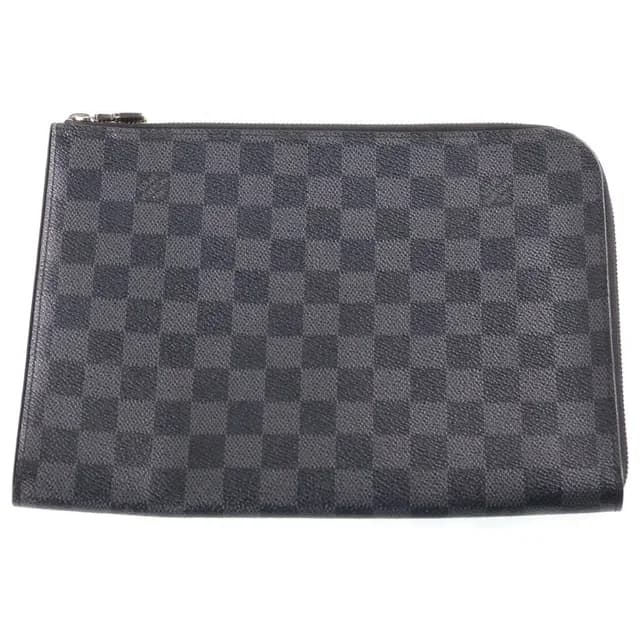 Louis Vuitton Damier Graphite Pochette Jules PM Pouch in Grey from The Reluxe, photo 1 of 1