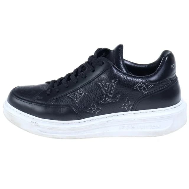 Louis Vuitton Monogram Beverly Hills Line Low Top Sneakers Black in Black from The Reluxe, photo 1 of 1
