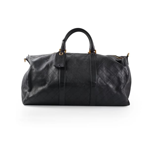 Chanel Quilted Bag Black in Black Lambskin from The Purse Affair, photo 1 of 1