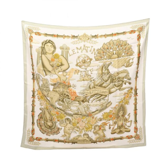 Hermès Scarf Carre 90 le Matin Neuf Silk in Silk from The Reluxe, photo 1 of 1