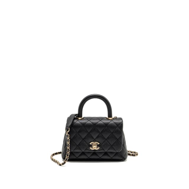 Chanel mini coco handle caviar black LGHW in Black Caviar leather from EMIER, photo 1 of 1