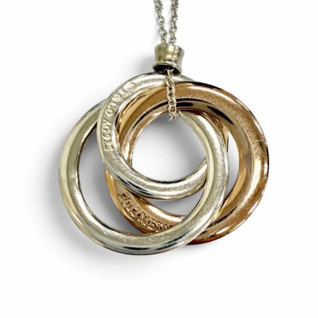 Tiffany & Co. 1837 Interlocking Circle Pendant Gold Rubedo in Gold from The Reluxe, photo 1 of 1