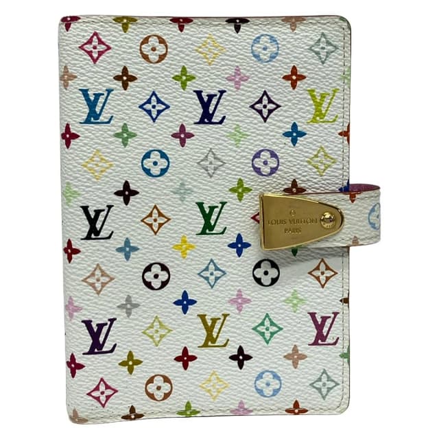 Louis Vuitton Agenda Monogram Multicolor PM Blanc in White Canvas from The Reluxe, photo 1 of 1