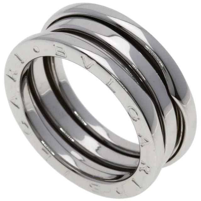 Bvlgari B.Zero1 Band 53 Ring 18K White Gold in White from The Reluxe, photo 1 of 1