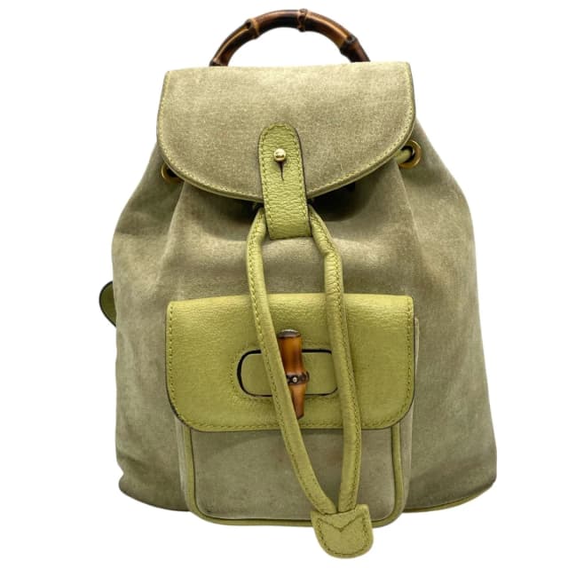 Gucci Bamboo Other bag in Suede from The Brand Collector, photo 1 of 1