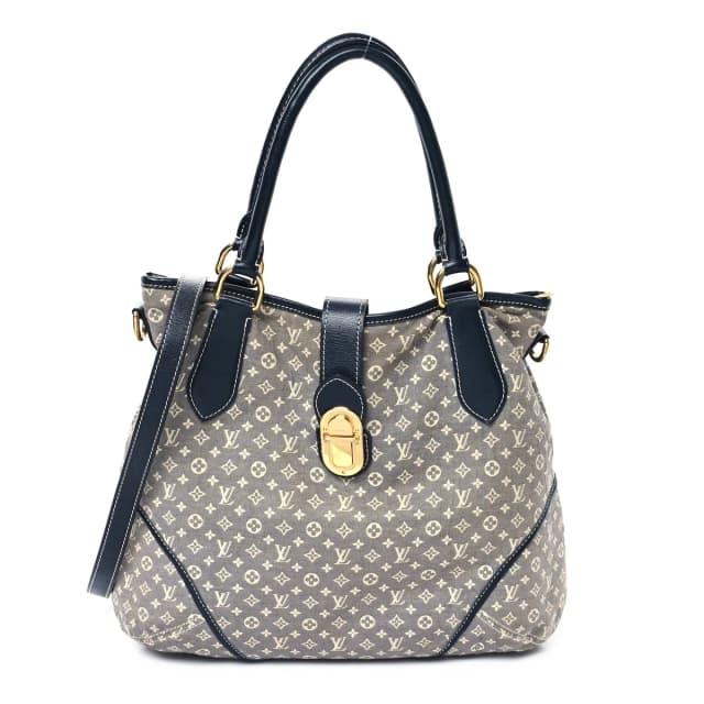 Louis Vuitton Elegie Monogram Mini Lin Coated Canvas Bag - Navy in Navy Coated canvas from H&T, photo 1 of 1