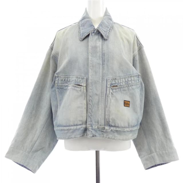 Balenciaga Denim Jacket Blue in Blue Denim from The Reluxe, photo 1 of 1