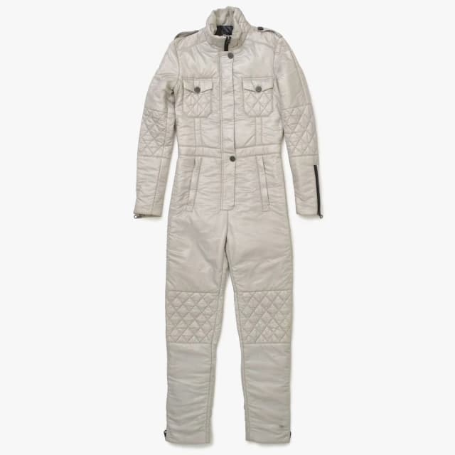 Chanel Quilted Ski Suit Snowboard Jumpsuit CC Logo Diamond Quilt 46 in Nylon from The Reluxe, photo 1 of 1