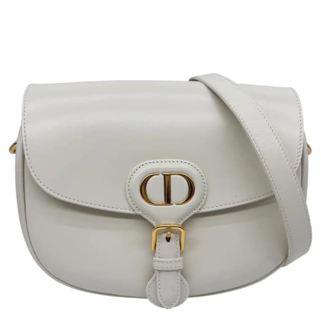 Dior Bobby Medium Calfskin Leather Shoulder Bag Off White in White Calfskin from Dallas Designer Handbags, photo 1 of 1