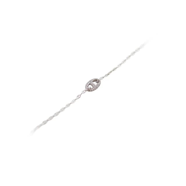 Hermès Farandole Bracelet White Gold Diamonds in White from The Purse Affair, photo 1 of 1