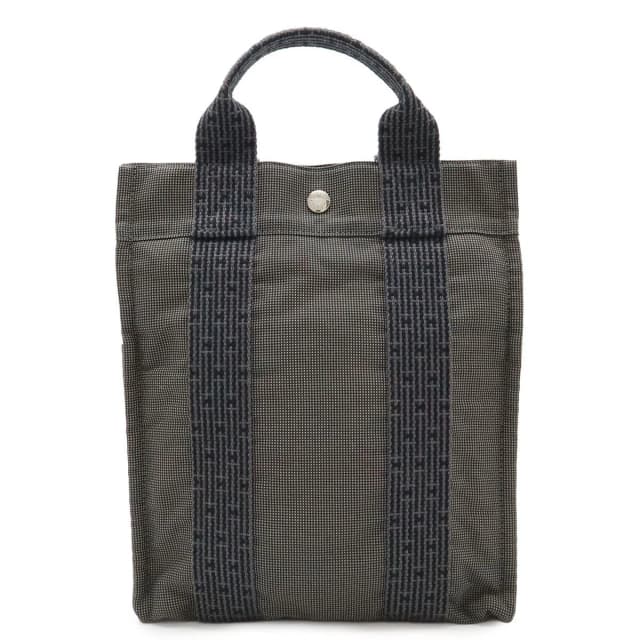 Hermès Herline Sac A Dos PM Backpack Shoulder Bag Canvas Gray in Grey Canvas from The Reluxe, photo 1 of 1