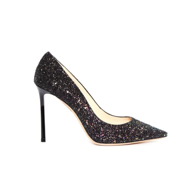 Jimmy Choo Romy 100 Cgf Pump Glitter - 38.5 in Leather from Revivre Luxury Consignment, photo 1 of 1