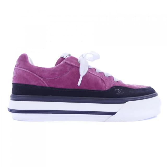 Chanel Sneakers Pink in Pink Calfskin from The Reluxe, photo 1 of 1
