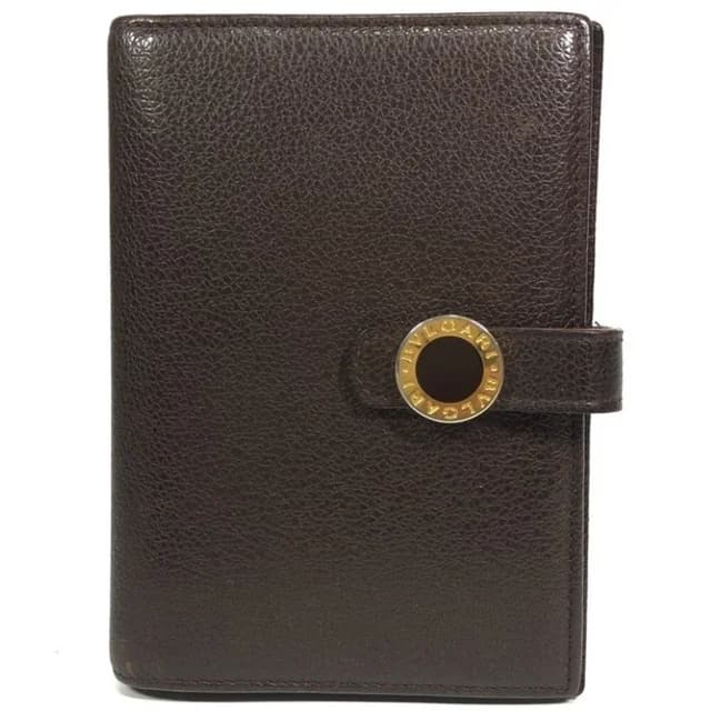notebook cover, Bulgari, brown leather, men's and women's, 6-ring binder in Brown Leather from Elady, photo 1 of 1
