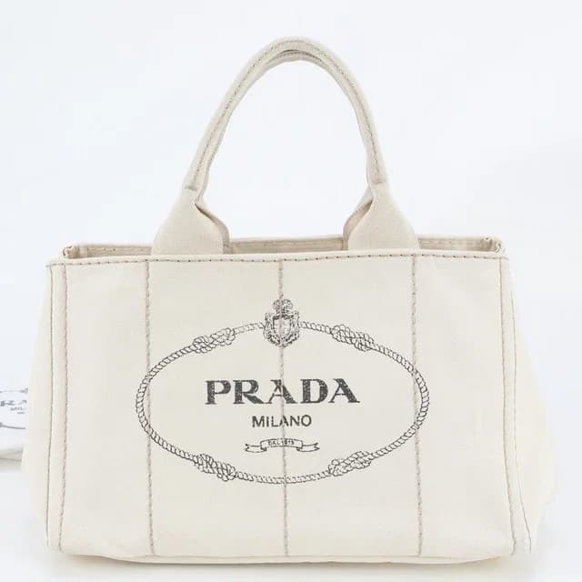 Prada Canapa Triangle Logo Tote Bag Shoulder from The Reluxe, photo 1 of 1