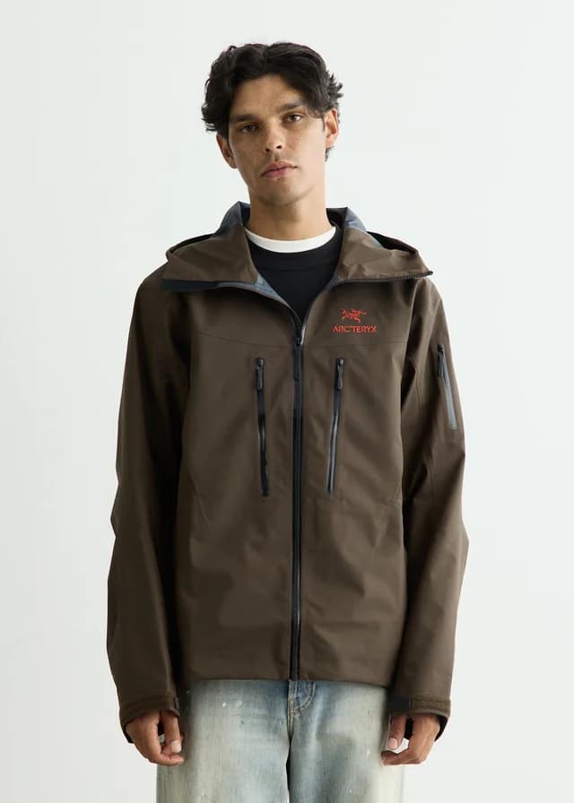 Arc'teryx Alpha SV Jacket in Carob / Blk / Dynasty, image 1 of 1 from Incu