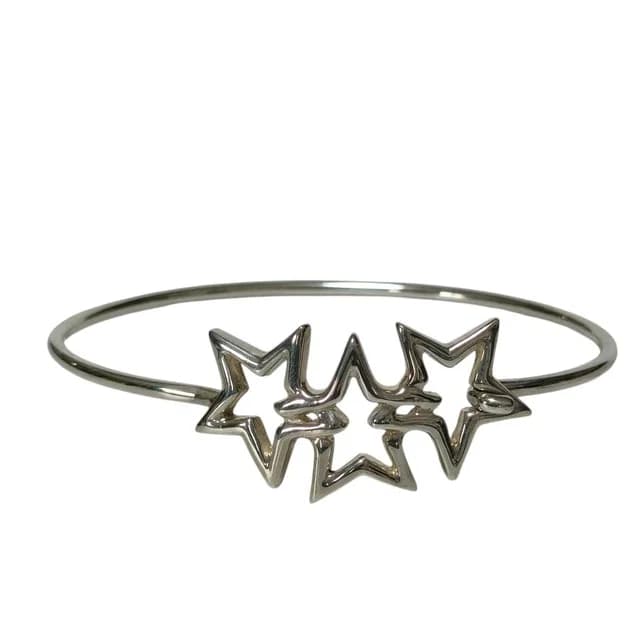 Tiffany & Co. 925 Triple Star Bracelet Bangle Silver in Silver from The Reluxe, photo 1 of 1