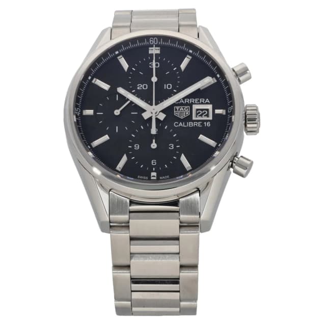 TAG Heuer Carrera CBK2110 41mm Stainless Steel Watch from H&T, photo 1 of 1