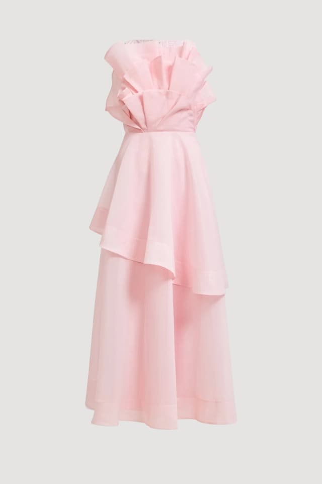 AJE Selestia Midi Dress in ASH PINK, image 1 of 1 from Aje