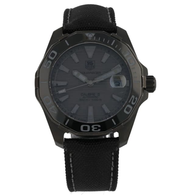 TAG Heuer Aquaracer WAY218B 42mm PVD Stainless Steel Watch from H&T, photo 1 of 1