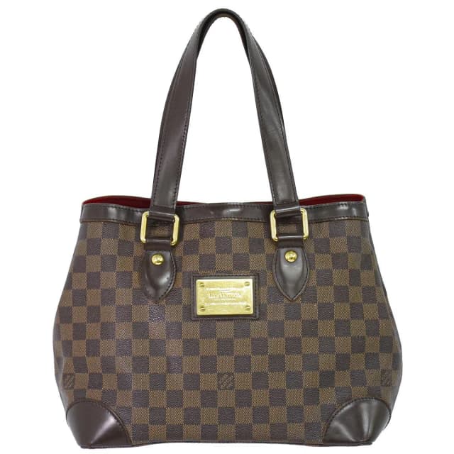 Louis Vuitton Hampstead PM Damier Ebene Tote Bag Brown in Brown Coated canvas from The Reluxe, photo 1 of 1