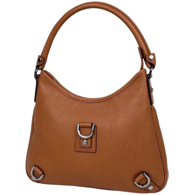 Gucci Logo Shoulder Bag Abbey Leather Brown in Brown Leather from The Reluxe, photo 1 of 1