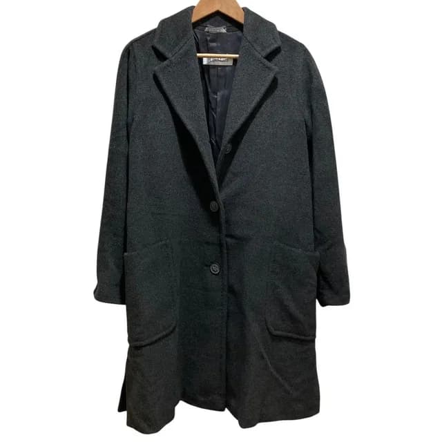 Max Mara Blend Wool Over Chesterfield 38 Gray Jacket in Grey Cashmere from The Reluxe, photo 1 of 1