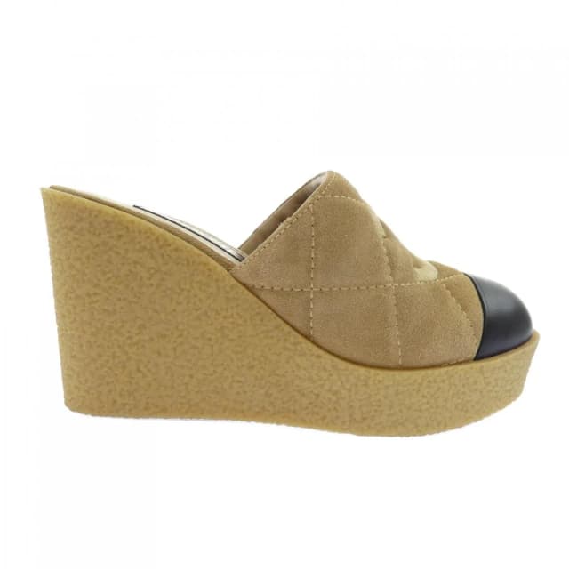 Chanel Sandals Beige in Beige from The Reluxe, photo 1 of 1