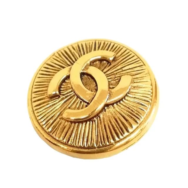 Chanel Vintage CC Logo Single Earrings Gold in Gold from The Reluxe, photo 1 of 1