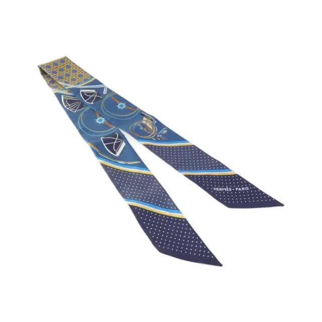 Hermès les Voitures Transformation Twilly Scarf in Silk from The Reluxe, photo 1 of 1