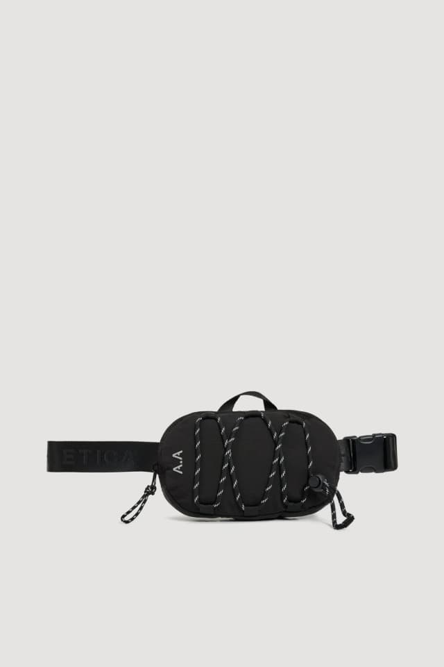 Athletica Bleu Belt Bag in BLACK, image 1 of 1 from Aje