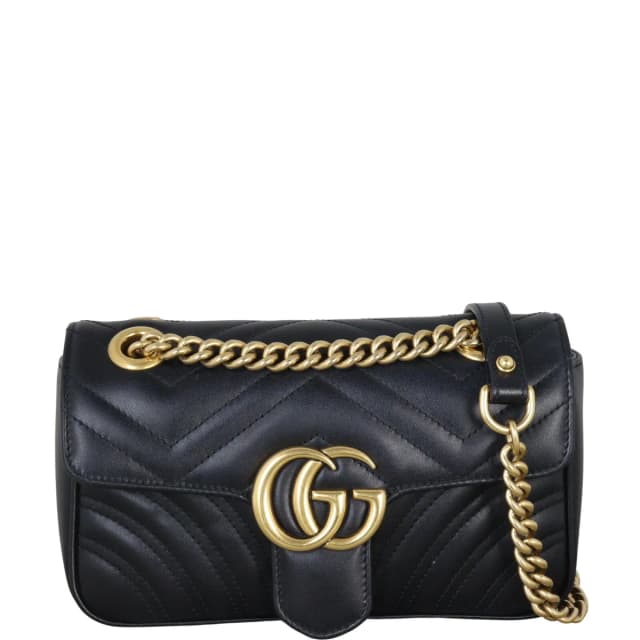 Gucci GG Marmont Matelasse Small Shoulder Bag in Leather from Luxe.It.Fwd, photo 1 of 1