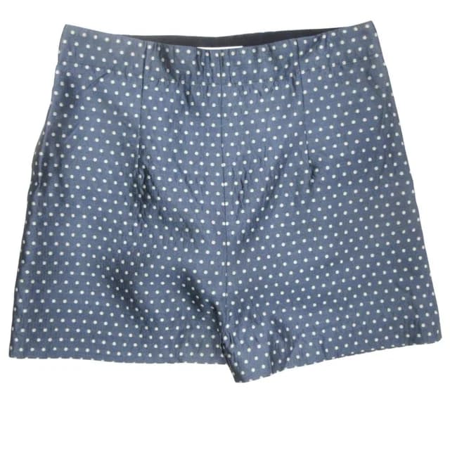 Dior Shorts Dot Polka Dot Blue in Blue Silk from The Reluxe, photo 1 of 1
